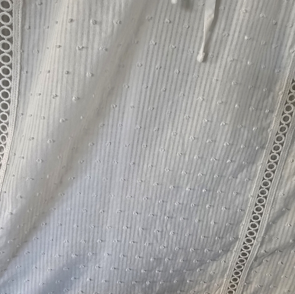 Vintage Victoria Secret Top/ Nightgown White Textured Dainty Minimalist - Picture 7 of 14